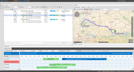 bluecargo-Speditionssoftware-Disposition-Tourenplanung